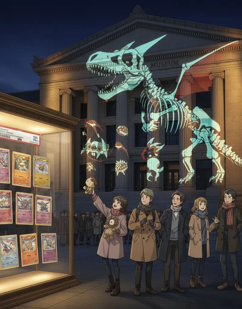Pokémon Fossil Museum: Exklusive Merchandise-Artikel in Chicago
