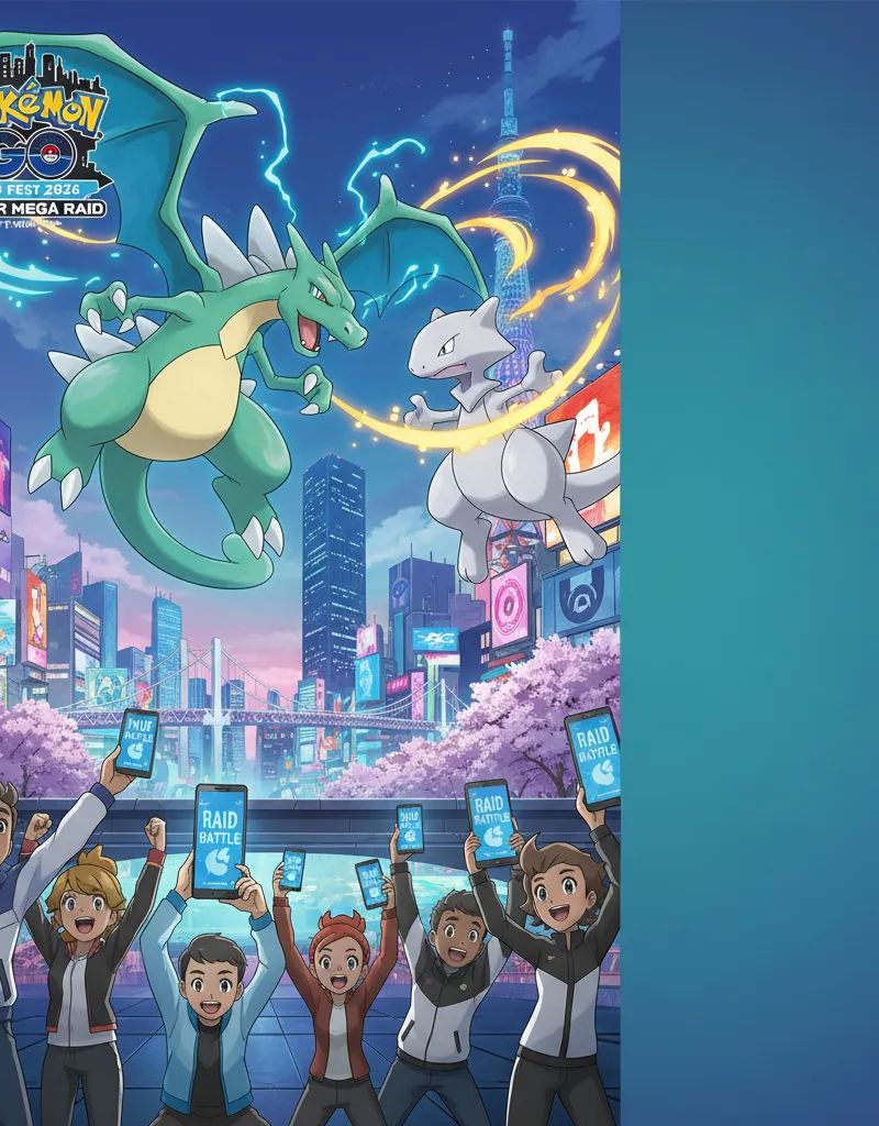 Pokémon GO Fest 2026 Tokyo: Super Mega Raid – Teilnahme-Details