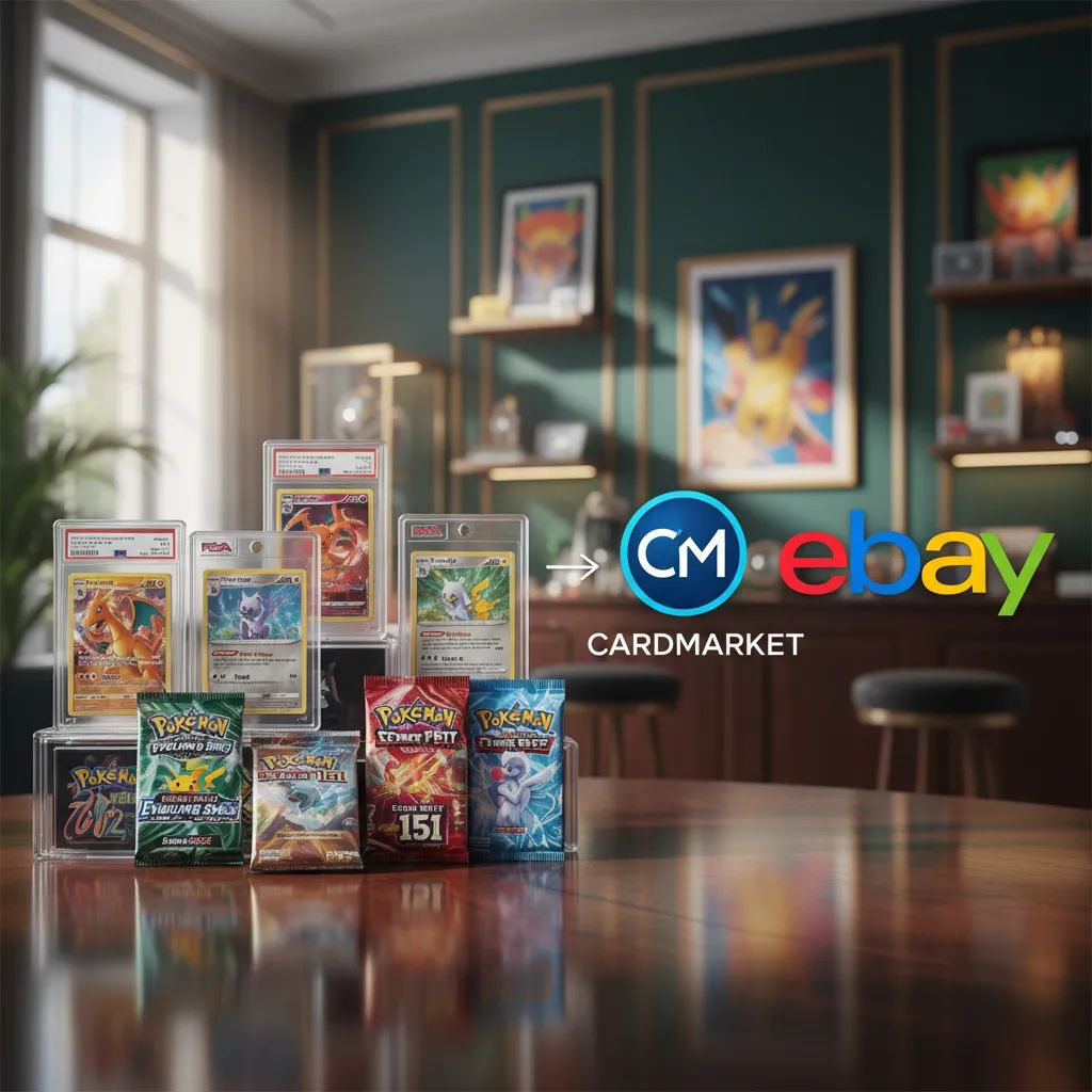 Pokémon Karten verkaufen: Cardmarket vs. eBay Gebühren im Vergleich