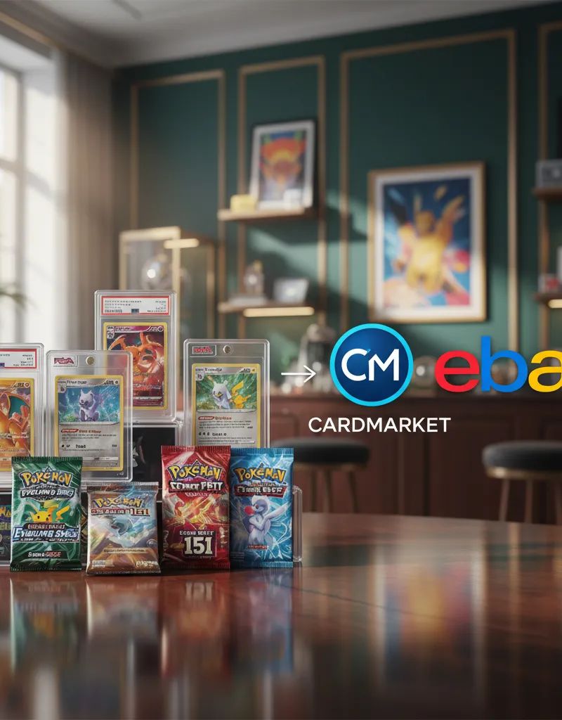 Pokémon Karten verkaufen: Cardmarket vs. eBay Gebühren im Vergleich
