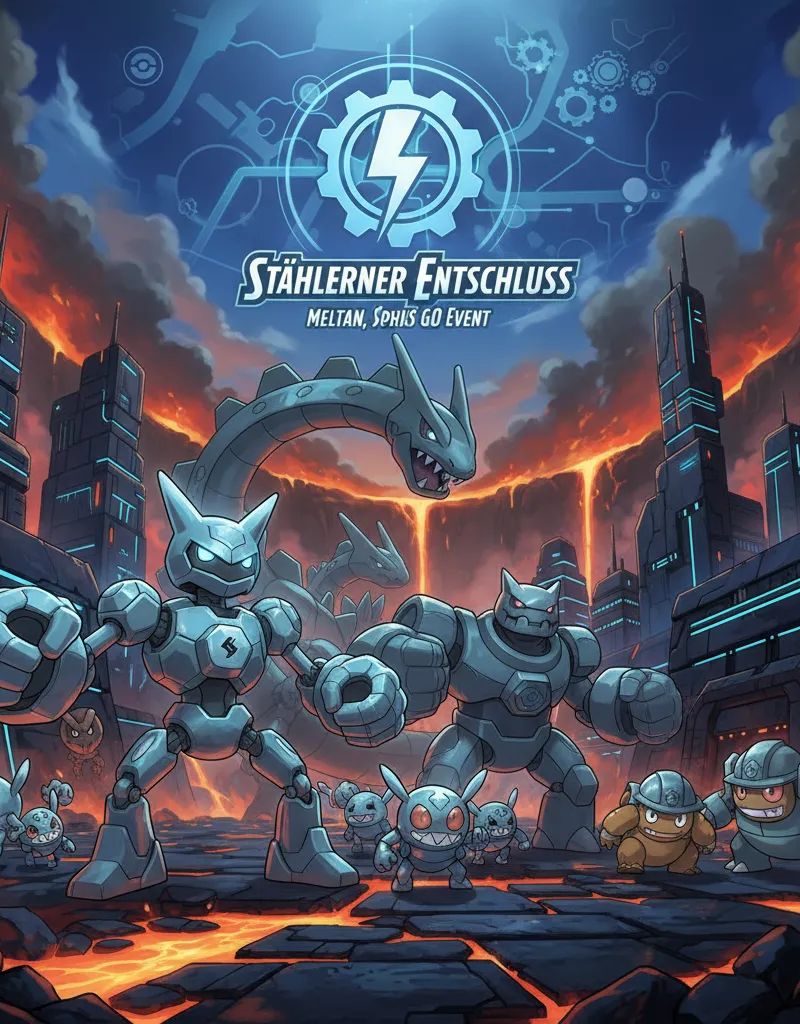 Stählerner Entschluss 2026: Meltan, Schlurm & Pokémon GO Event